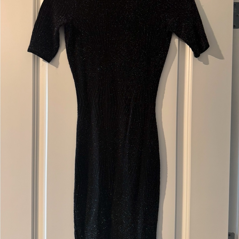 River Island Black Midi Dress